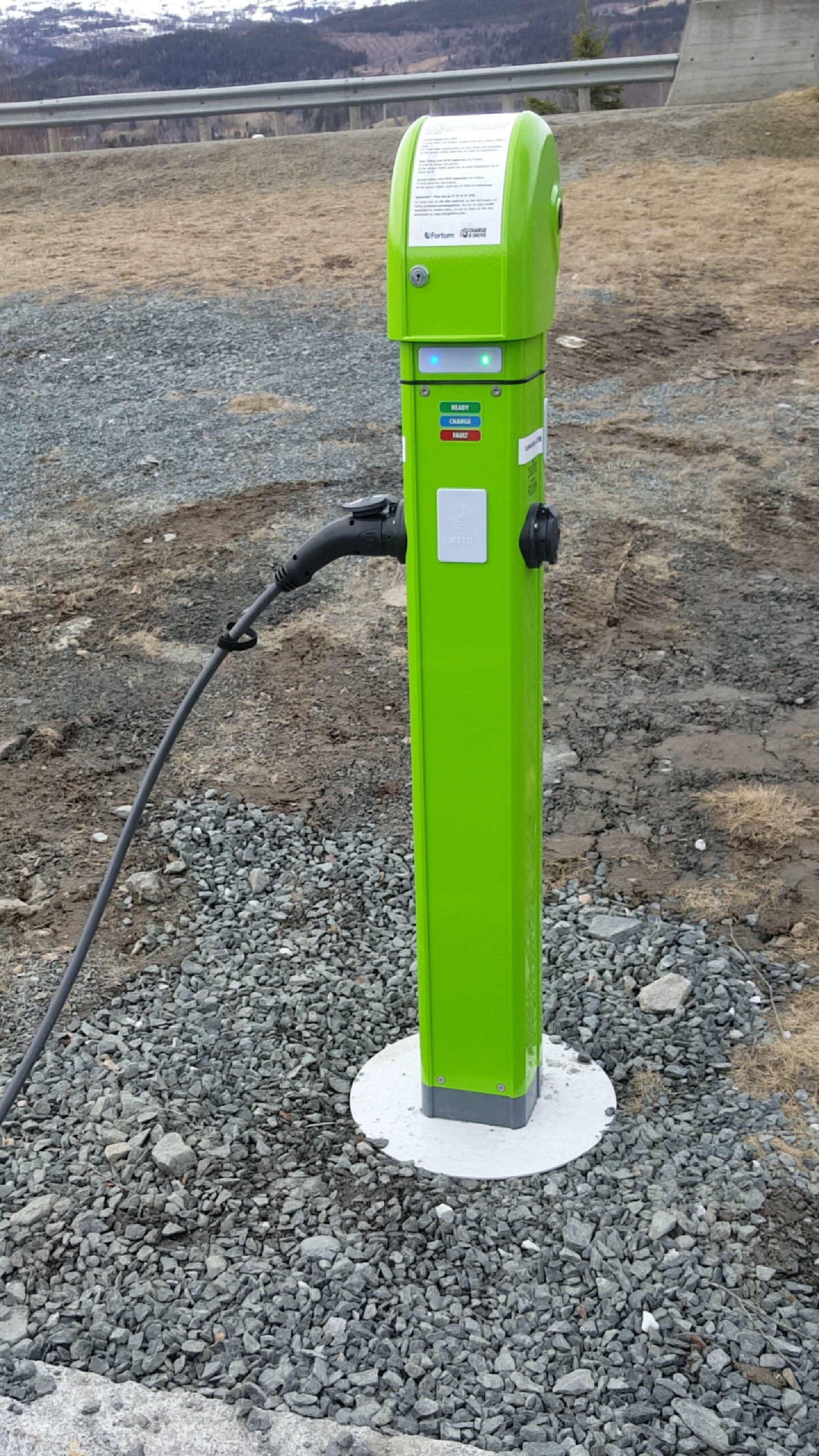 Fortum hurtigladestasjon Meråker - Image 1