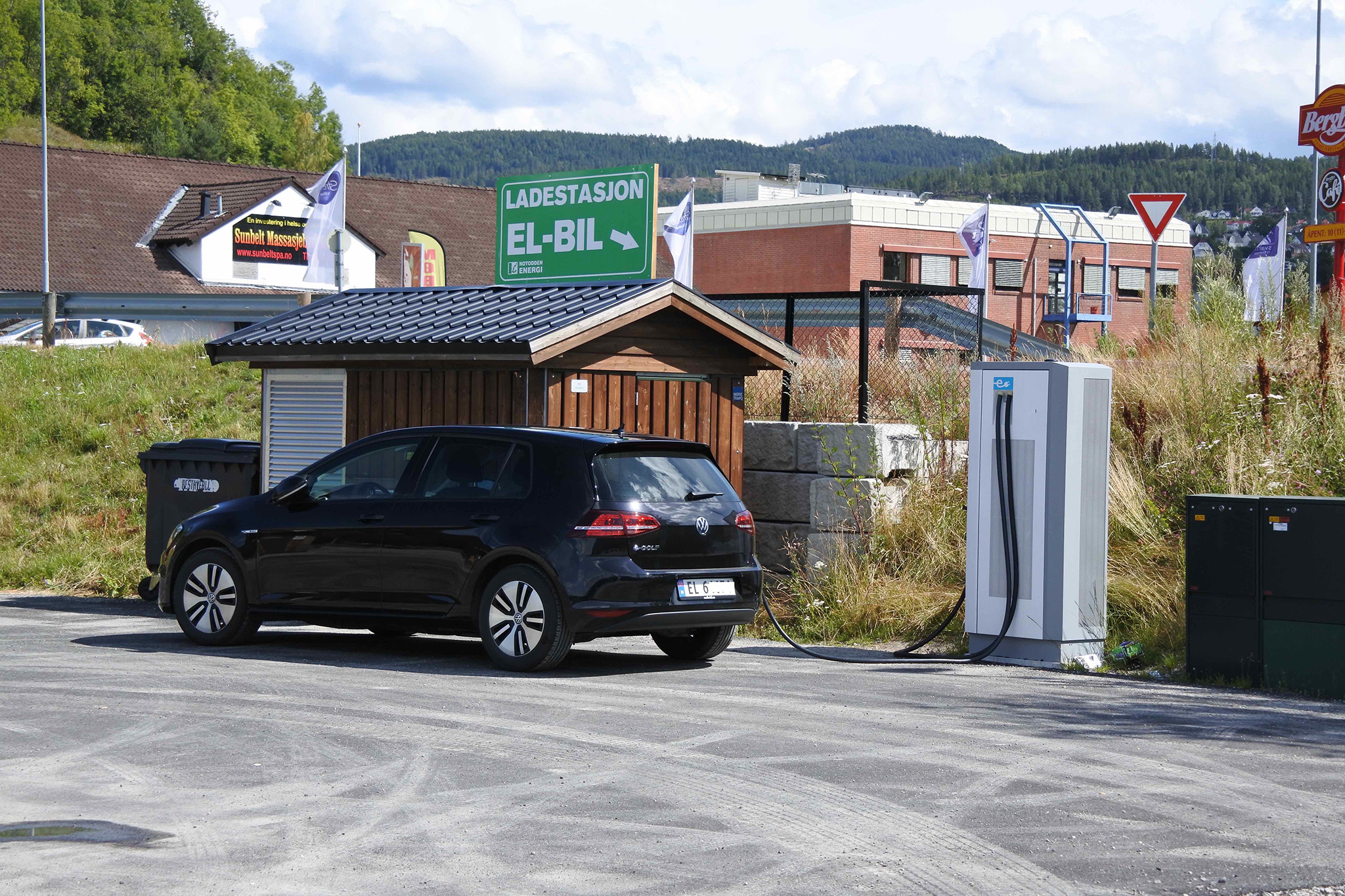 Grønn Kontakt, Hurtigladestasjon i Notodden - Image 1
