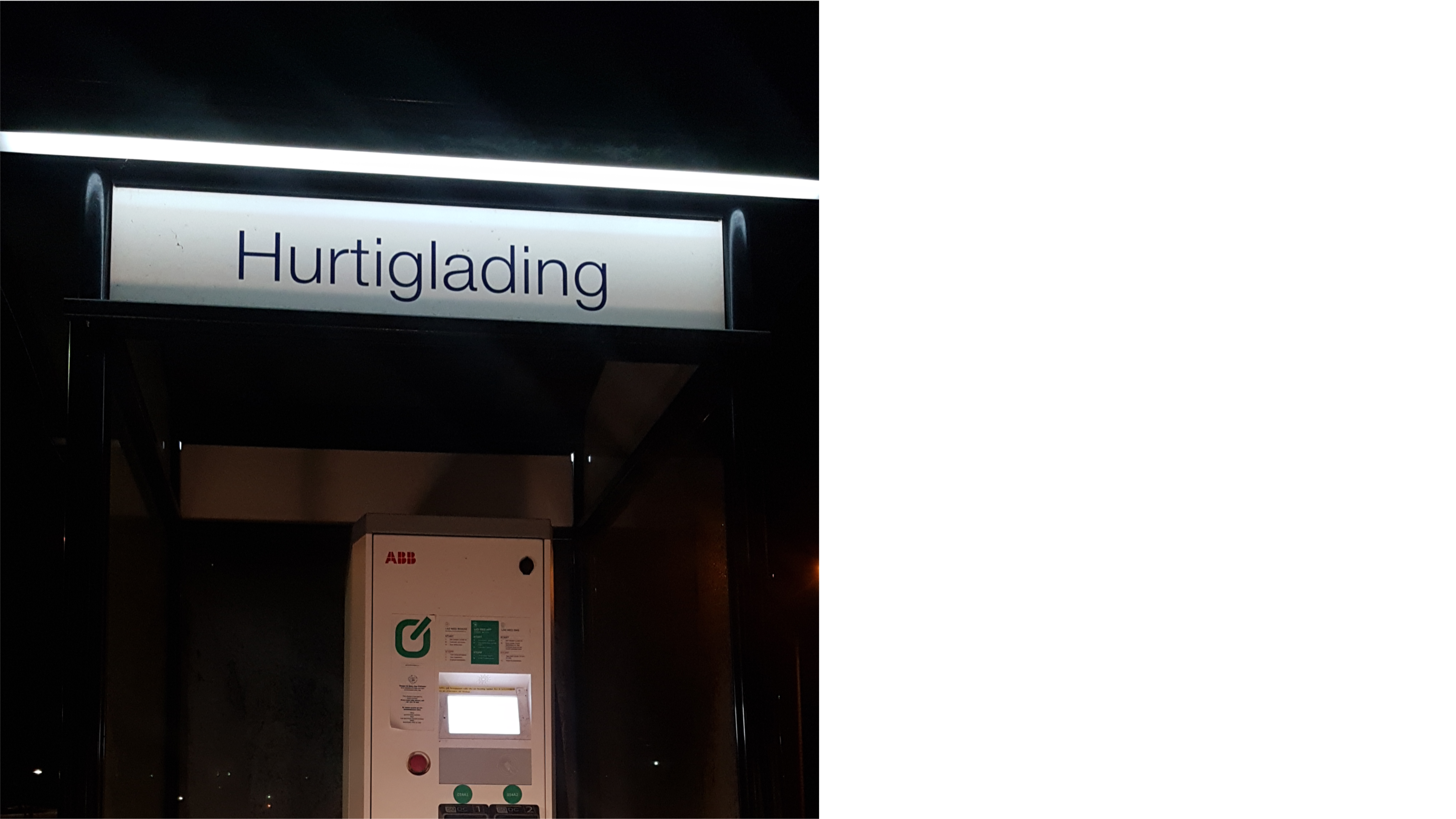 Grønn Kontakt Hurtigladestasjon, ABB Alnabru, Oslo - Image 1